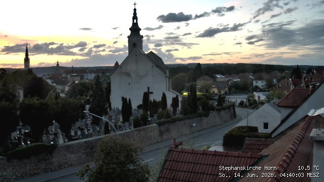 Archived image Webcam St Stephan's Church in Horn (Lower Austria)