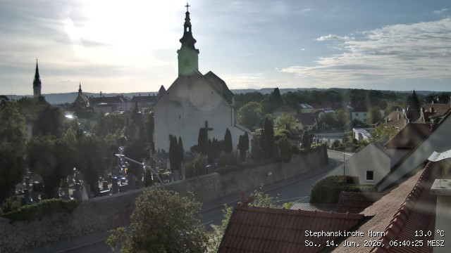 Archived image Webcam St Stephan's Church in Horn (Lower Austria)