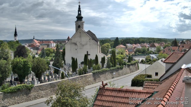 Archived image Webcam St Stephan's Church in Horn (Lower Austria)