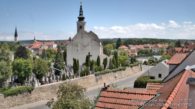 Archived image Webcam St Stephan's Church in Horn (Lower Austria)