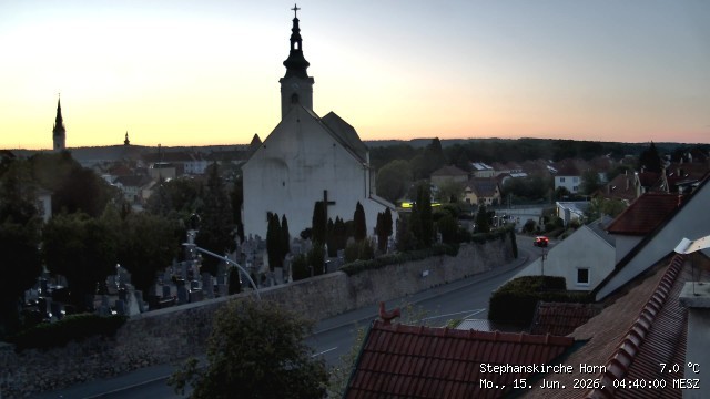 Archived image Webcam St Stephan's Church in Horn (Lower Austria)