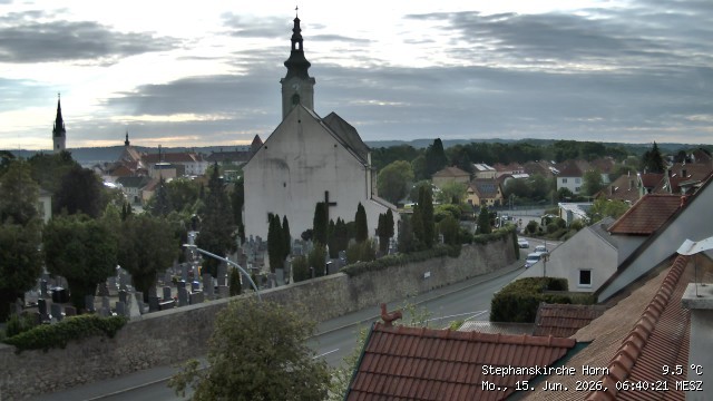 Archived image Webcam St Stephan's Church in Horn (Lower Austria)