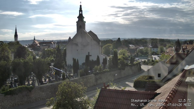 Archived image Webcam St Stephan's Church in Horn (Lower Austria)