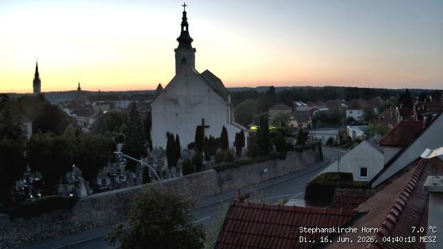 Archiv Foto Webcam Stephanskirche in Horn - Niederösterreich