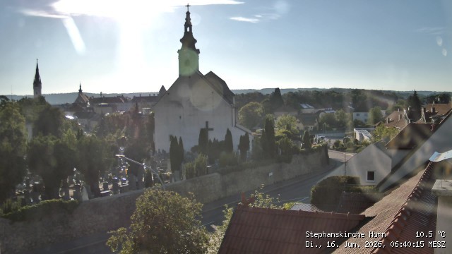 Archiv Foto Webcam Stephanskirche in Horn - Niederösterreich