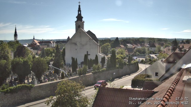 Archiv Foto Webcam Stephanskirche in Horn - Niederösterreich