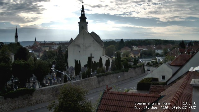 Archiv Foto Webcam Stephanskirche in Horn - Niederösterreich