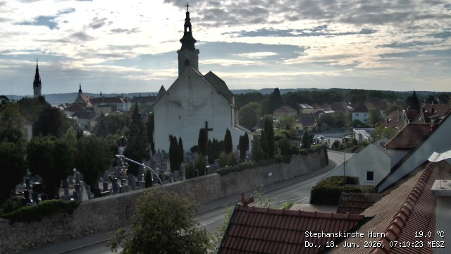 Archiv Foto Webcam Stephanskirche in Horn - Niederösterreich