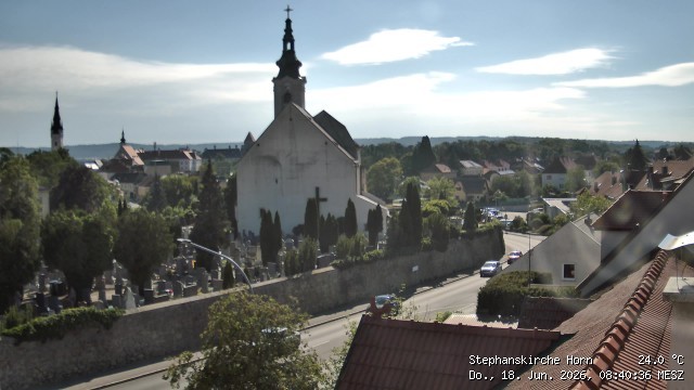 Archiv Foto Webcam Stephanskirche in Horn - Niederösterreich