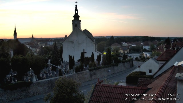 Archiv Foto Webcam Stephanskirche in Horn - Niederösterreich