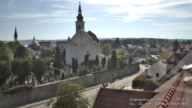 Archiv Foto Webcam Stephanskirche in Horn - Niederösterreich