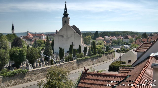 Archiv Foto Webcam Stephanskirche in Horn - Niederösterreich