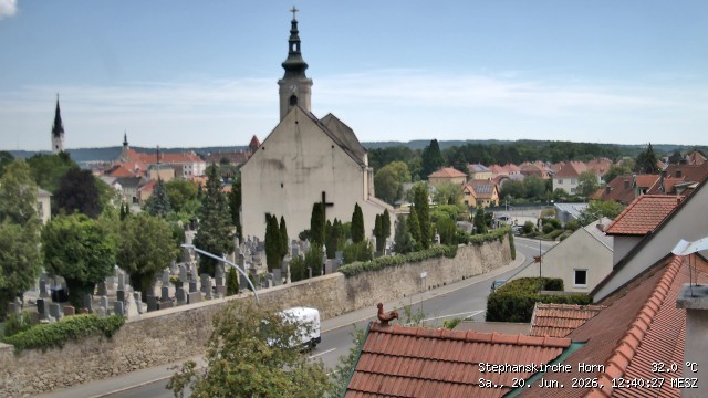 Archiv Foto Webcam Stephanskirche in Horn - Niederösterreich