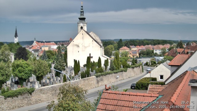 Archiv Foto Webcam Stephanskirche in Horn - Niederösterreich