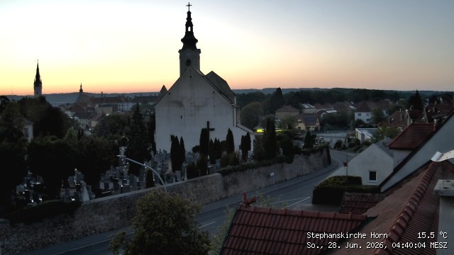 Archiv Foto Webcam Stephanskirche in Horn - Niederösterreich