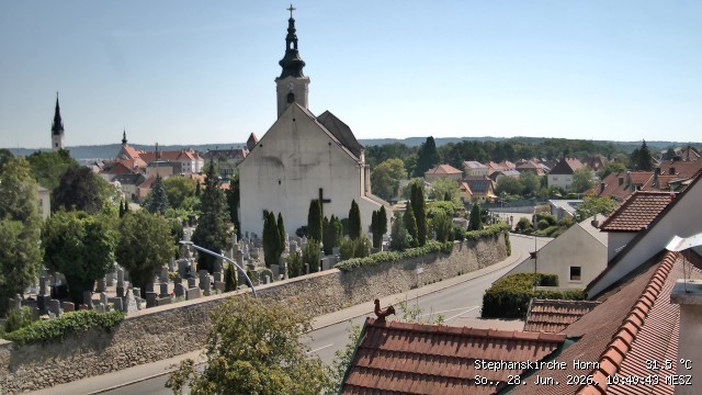 Archiv Foto Webcam Stephanskirche in Horn - Niederösterreich