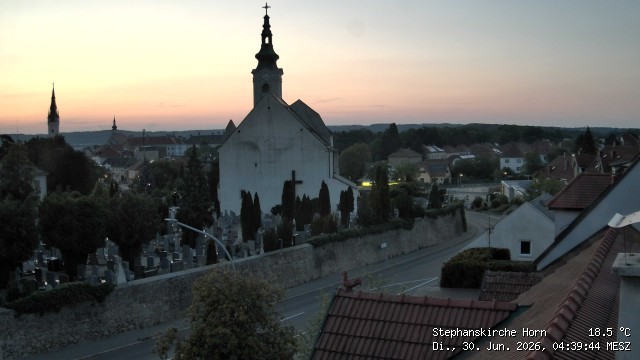 Archiv Foto Webcam Stephanskirche in Horn - Niederösterreich