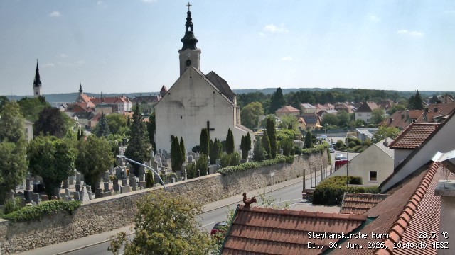 Archiv Foto Webcam Stephanskirche in Horn - Niederösterreich