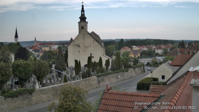 Archived image Webcam St Stephan's Church in Horn (Lower Austria)