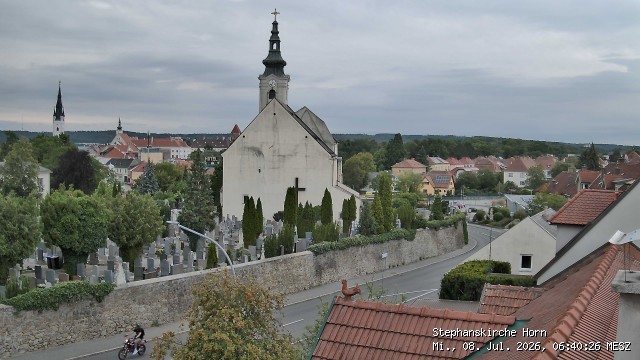 Archiv Foto Webcam Stephanskirche in Horn - Niederösterreich