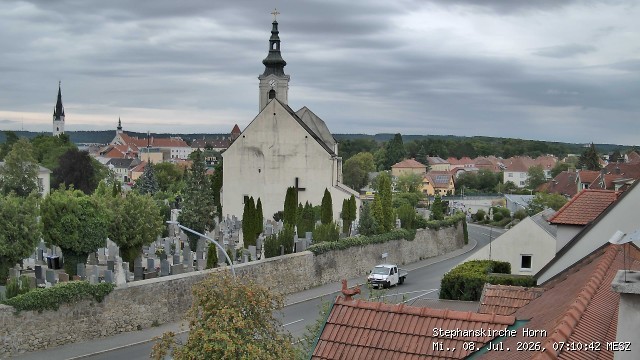 Archiv Foto Webcam Stephanskirche in Horn - Niederösterreich