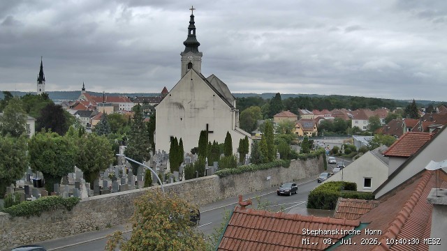 Archiv Foto Webcam Stephanskirche in Horn - Niederösterreich