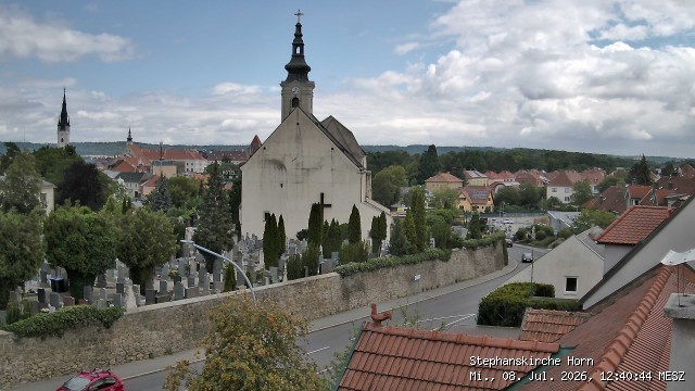 Archiv Foto Webcam Stephanskirche in Horn - Niederösterreich