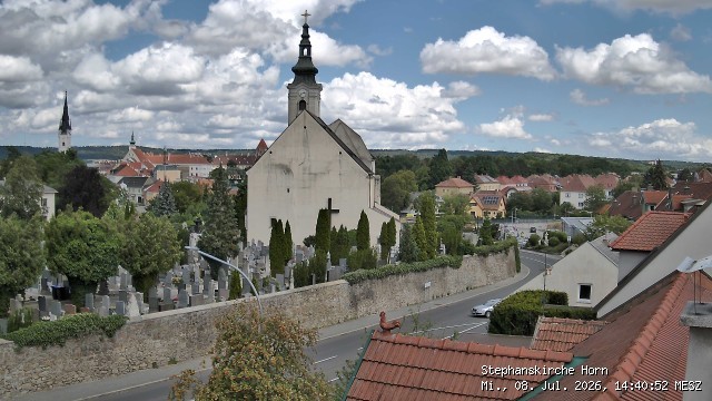 Archiv Foto Webcam Stephanskirche in Horn - Niederösterreich