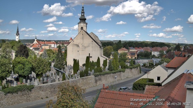 Archiv Foto Webcam Stephanskirche in Horn - Niederösterreich