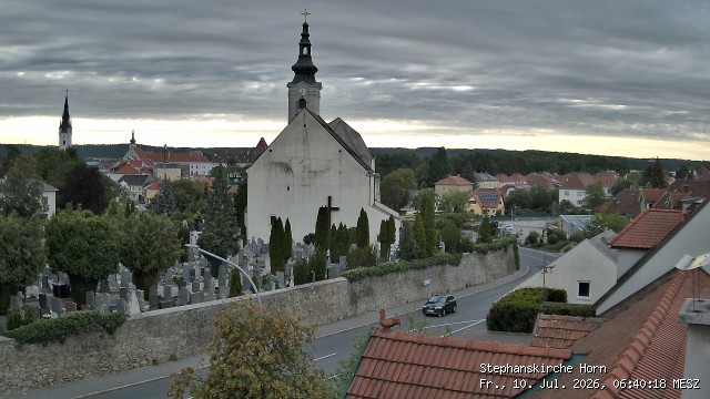 Archiv Foto Webcam Stephanskirche in Horn - Niederösterreich