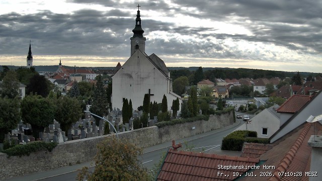 Archiv Foto Webcam Stephanskirche in Horn - Niederösterreich