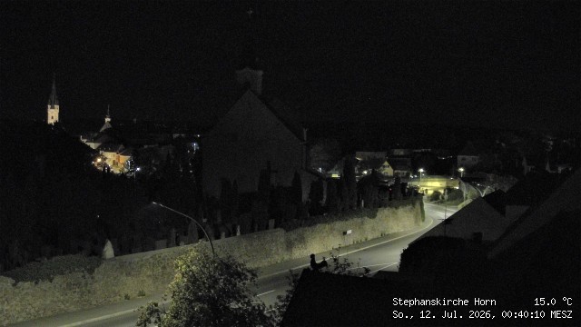 Archived image Webcam St Stephan's Church in Horn (Lower Austria)