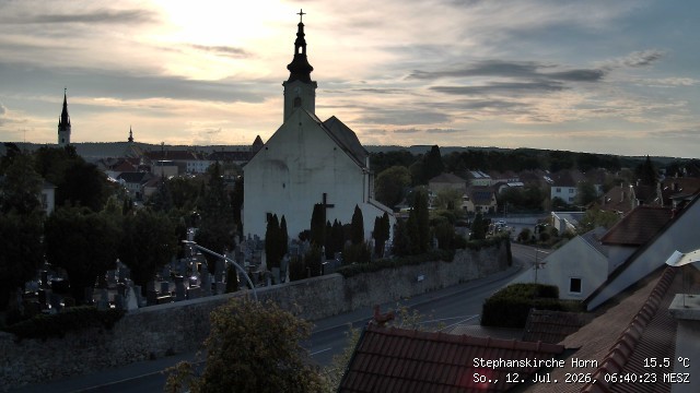 Archived image Webcam St Stephan's Church in Horn (Lower Austria)