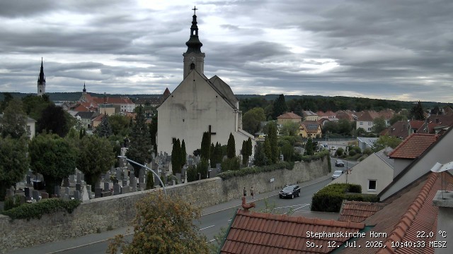 Archived image Webcam St Stephan's Church in Horn (Lower Austria)