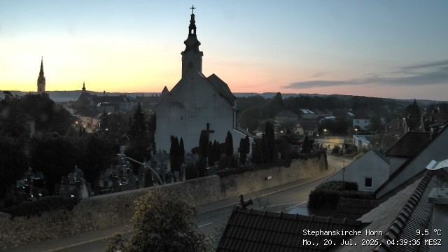 Archived image Webcam St Stephan's Church in Horn (Lower Austria)