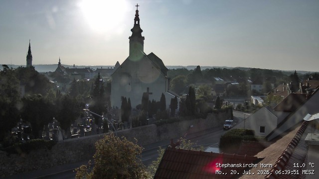 Archived image Webcam St Stephan's Church in Horn (Lower Austria)