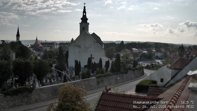 Archived image Webcam St Stephan's Church in Horn (Lower Austria)