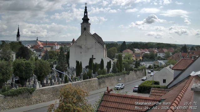 Archived image Webcam St Stephan's Church in Horn (Lower Austria)