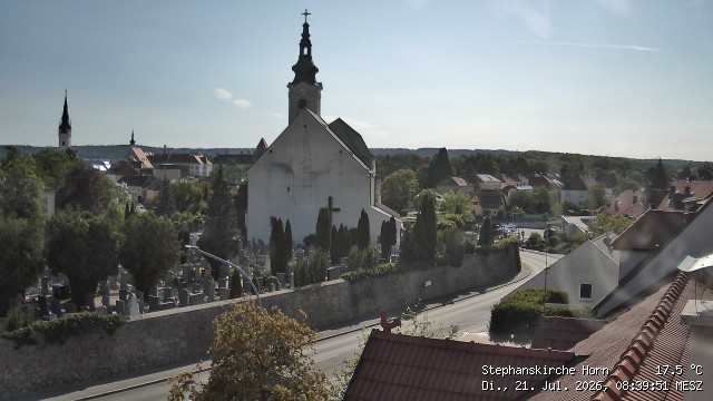 Archiv Foto Webcam Stephanskirche in Horn - Niederösterreich