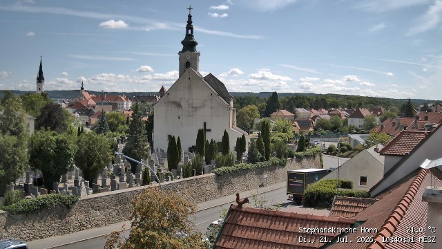 Archiv Foto Webcam Stephanskirche in Horn - Niederösterreich