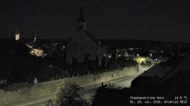 Archiv Foto Webcam Stephanskirche in Horn - Niederösterreich
