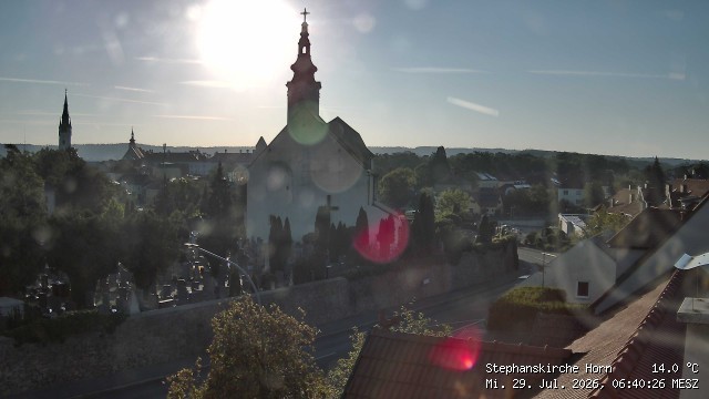 Archiv Foto Webcam Stephanskirche in Horn - Niederösterreich