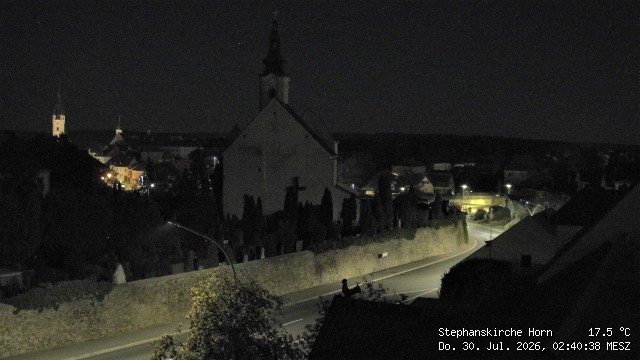 Archiv Foto Webcam Stephanskirche in Horn - Niederösterreich