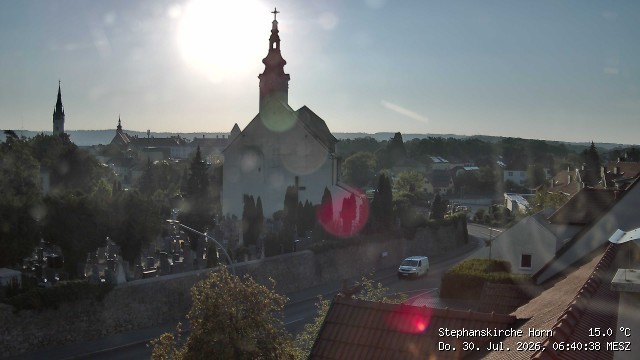 Archiv Foto Webcam Stephanskirche in Horn - Niederösterreich