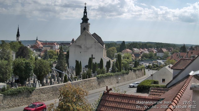Archiv Foto Webcam Stephanskirche in Horn - Niederösterreich