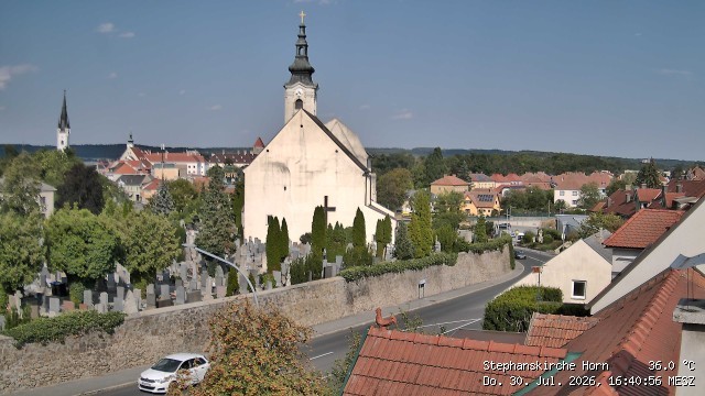 Archiv Foto Webcam Stephanskirche in Horn - Niederösterreich