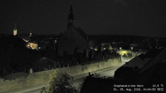 Archiv Foto Webcam Stephanskirche in Horn - Niederösterreich