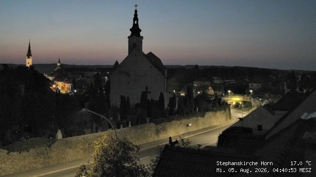 Archiv Foto Webcam Stephanskirche in Horn - Niederösterreich