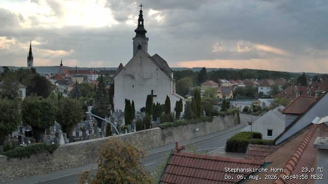 Archiv Foto Webcam Stephanskirche in Horn - Niederösterreich