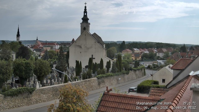 Archiv Foto Webcam Stephanskirche in Horn - Niederösterreich